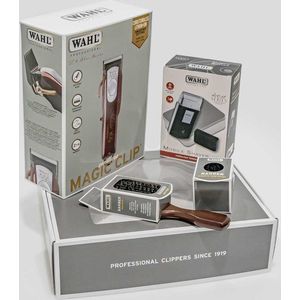 COMBI PACK Magic clip + Mobile shaver & Fade brush