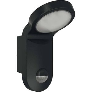 ESYLUX AOL 100 LED 5K sw EL10750014 Wandlamp met bewegingsmelder LED vast ingebouwd LED Zwart