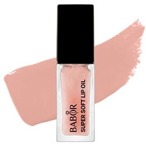 Babor 600601 MAKE UP Lip Oil, voedende lippen-olie, niet klevend, voor zachte lippen, met kersenpitolie, glanzend, verkrijgbaar in 2 kleuren, 4 ml, 01 pearl pink