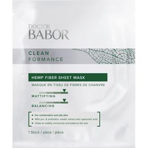 Babor - Doctor Babor Cleanformance - Gezichtsmasker - Hemp Fiber - 1 Stuk