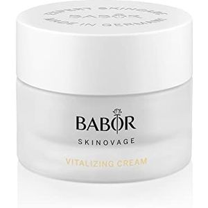 BABOR SKINOVAGE Vitalizing Cream, Gezichtscrème voor de vermoeide huid die behoefte heeft aan regeneratie, Revitaliserende vochtinbrengende crème, Vegan formule, 50 ml