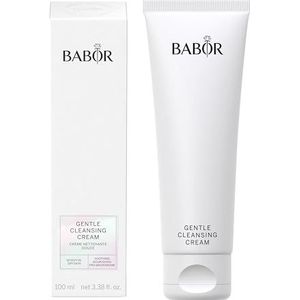 BABOR Gentle Cleansing Cream voor droge en gevoelige huid, bijzonder milde, huidvriendelijke en romige reinigingslotion, veganistische formule, zachte reinigingsmelk, 200 ml