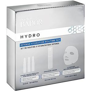 BABOR Gezichtsverzorging Doctor BABOR Cadeauset Hyaluronic Ampoules 3x2 ml + Hyaluron Cream 50 ml + 1x Hydrating Bio-Cellulose Mask