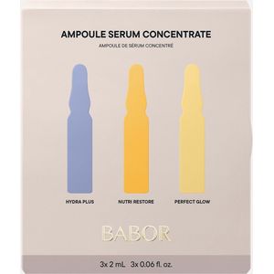 BABOR - Ampoule Serumconcentraten - Gezichtsverzorging - 6 x 2 ml - Hydra Plus, Perfect Glow, Nutri Restore