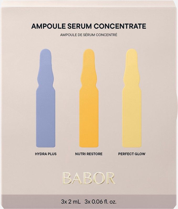 BABOR - Ampoule Serumconcentraten - Gezichtsverzorging - 6 x 2 ml - Hydra Plus, Perfect Glow, Nutri Restore