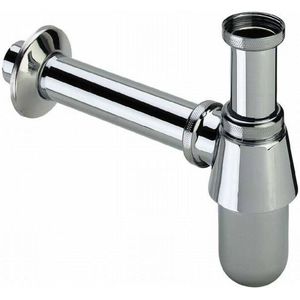 Viega - Bekersifon - Chroom - 5/4" Met Muurbuis En Rozet