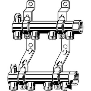 Viega Pexfit verdeler model 1052 messing bi.dr. 4-groeps