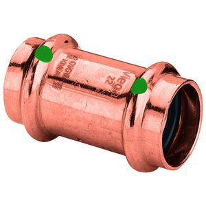 Viega - Profipress Perskoppeling - Recht - 22 x 22 - Knel - Voor Drinkwater