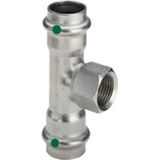 Viega Sanpress Inox T-Stück 437145 15mmxRp 1/2x15mm, Stahl nichtrostend, SC-Contur