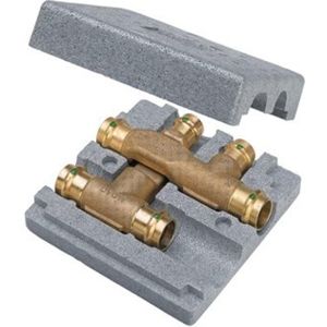 Viega Profipress Passeer T stuk SC 22x15x22mm brons 493356