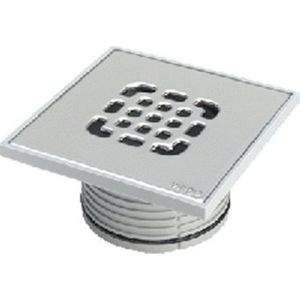 Aufsatz 4934.4 nicht verschraubt in 150x150mm Kunststoff grau - Viega