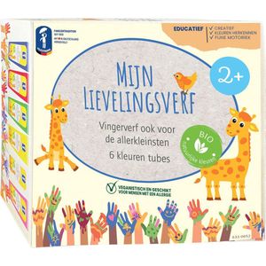 Mijn Lievelings Vingerverf, 6x75gr.