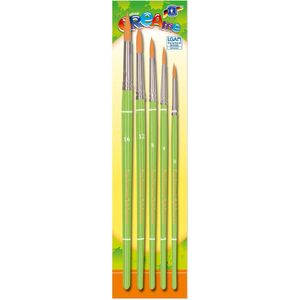 Feuchtmann - Klecksi CREAme Penselen Set - Groen - Hout - 5 Stuks