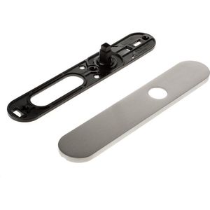 Langschild afgerond ASL rvsblind