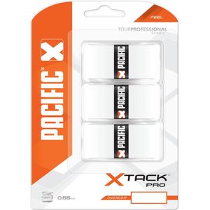 Pacific X Tack Pro - Tennisgrip - 0.55mm - Wit 3 stuks