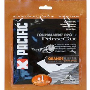 pacific Tennissaite Tournament Pro Prime Goed ""Bull Fiber"" - 12.20m set, oranje-spiraal, 9.0G/16, PC-1123.00.41