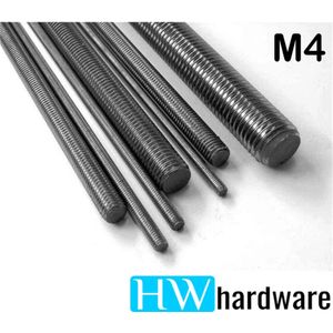 Draadeind M4 x 300mm (10 stuks)