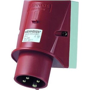 Mennekes CEE wandcontactdoos 400V 50-60Hz 16A 4-polig IP 44 rood 101200039