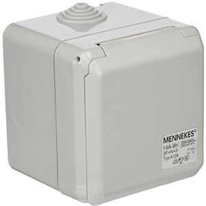 Mennekes 101100350 System Cepex-th boxbasis, CEE-stopcontacten, 400 V, 50-60 Hz, 16 A, 5-polig, IP 44, 5 verpakking