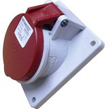 Mennekes - TwinContact5p - Inbouwstekker - Spatwaterdicht - Kunststof