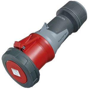 CEE 5-polig contra stekker - 63A 400V - P67 - Rood