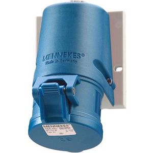 CEE female 3 polig 6H 32A IP67 inbouw wcd 220-240VAC