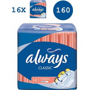 Always Classic Normal - 16 x 10 stuks (160 stuks) - Voordeelverpakking