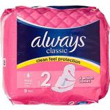 Classic Maxi - Maandverband - Met Vleugels - 9 Stuks