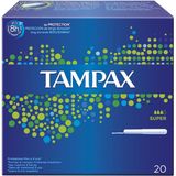 Tampax Tampons, Super Met Kartonnen Applicator, 20 Tampons, Lekbescherming En Discretie, Super Absorberend
