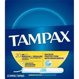 Tampax - Regular - Tampons - Inhoud 20 Stuks