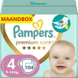 Pampers - Premium Protection - Maat 4 - Mega Pack - 104 stuks - 9/14 KG