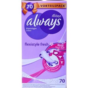 Always Alldays Inlegkruisjes - Flexistyle Fresh 76 stuks