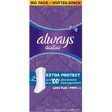 Always - Dailies Pantyliners Lang Plus - Inlegkruisjes - 44 Stuks