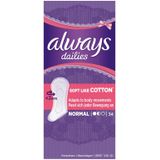 8x Always Inlegkruisjes Twist & Flex Normal 34 stuks