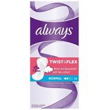 8x Always Inlegkruisjes Twist & Flex Normal 34 stuks