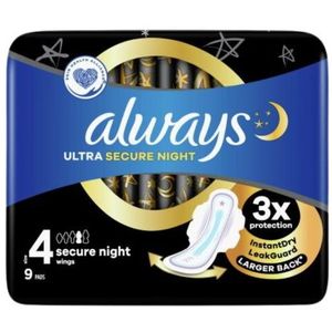 Always Ultra Zeker Nacht Volume - 9 stuks