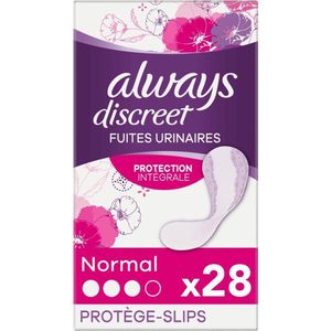 Always Discreet normal inlegkruisjes urineverlies 28 Stuks