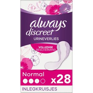 Always Discreet - Normal Inlegkruisjes - 28 Stuks
