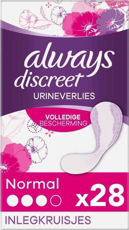 Always Discreet - Normal Inlegkruisjes - 28 Stuks
