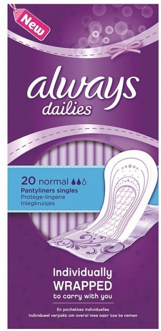 Always - Dailies Fresh - Inlegkruisjes - Normaal - 20 stuks