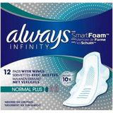 Always - Infinity - Maandverband - Normaal - Vleugels - 12 Stuks
