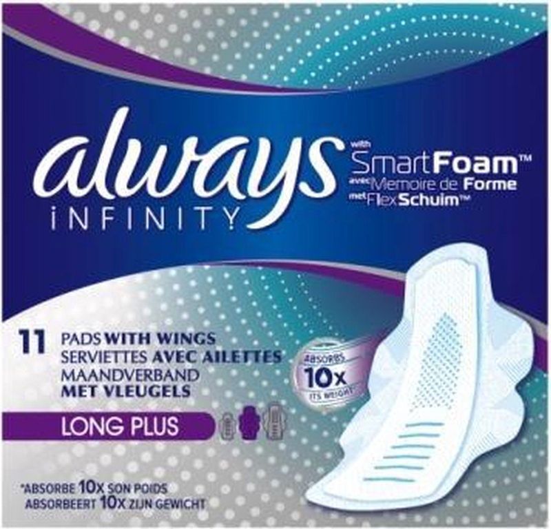 Always - Infinity Long - Maandverband - 11 Stuks