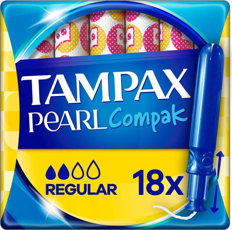 Tampax Compak Pearl Regular - tampons