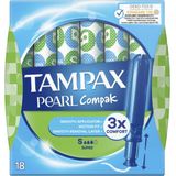 Tampax Compak Pearl Super -8 x 18 stuks