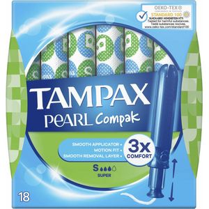 Tampax Compak Pearl Super - tampons