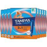 Tampax Pearl Compak Super PlusTampons - Met Inbrenghuls - 8 x 18 stuks
