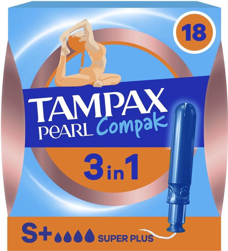 Tampax Compak Pearl Super Plus - tampons