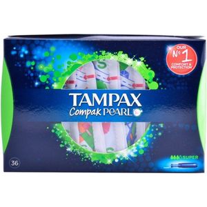 Tampax Pearl Compak Tampon Super - 36 Stuks