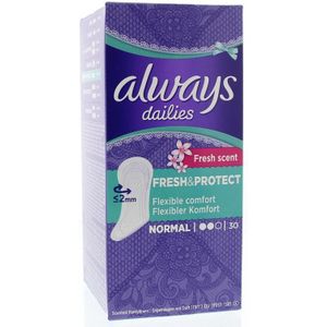 Inlegkruisjes - Dailies Fresh & Protect - Normaal - 30 Stuks