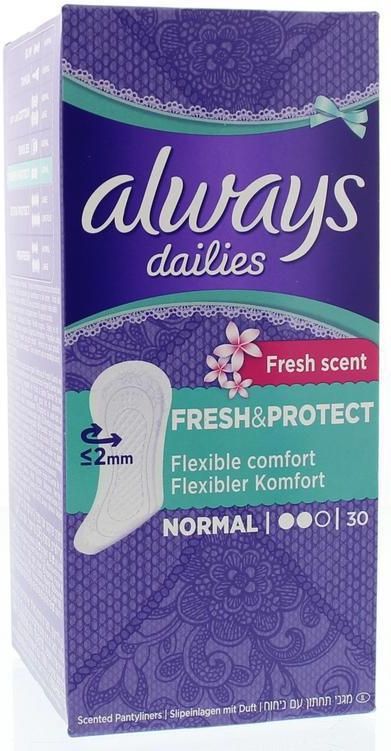 Inlegkruisjes - Dailies Fresh & Protect - Normaal - 30 Stuks